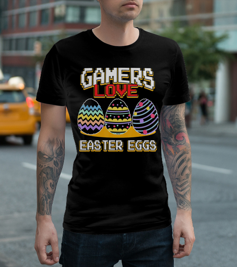 Gamers Love Easter Eggs Girls T-Shirt