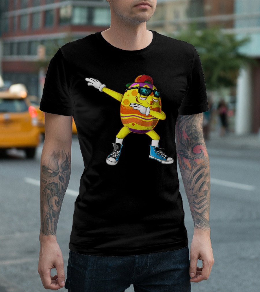 Dabbing Easter Egg Cool Eggspert Dabber T-Shirt