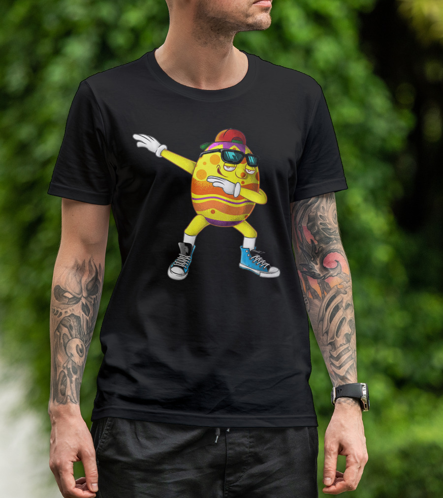 Dabbing Easter Egg Cool Eggspert Dabber T-Shirt