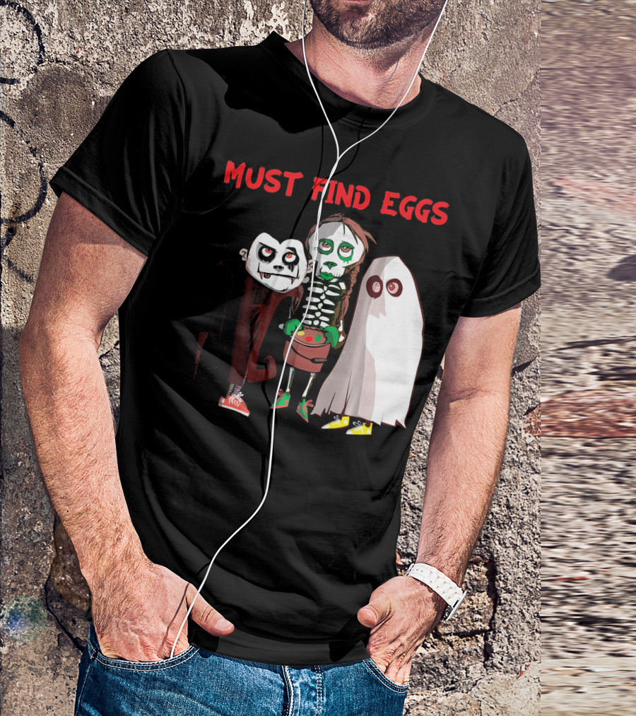 Must Find Eggs Funny Zombies Searching For Easter T-Shirt