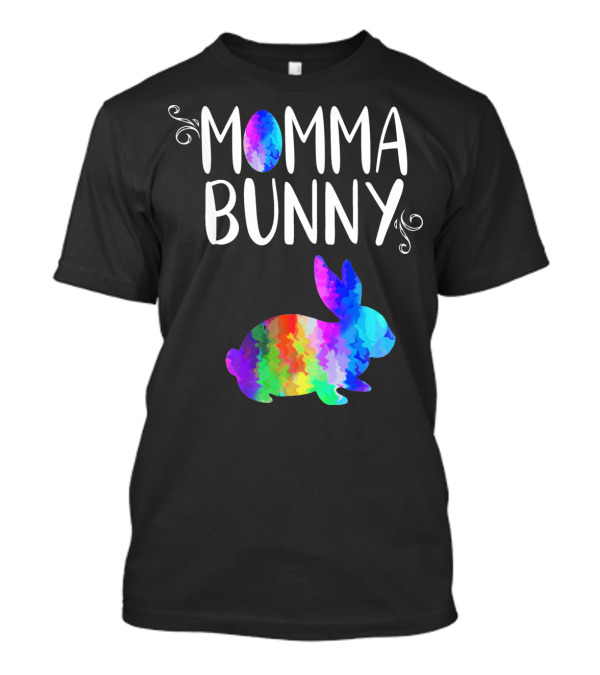 Momma Bunny Rainbow T-Shirt