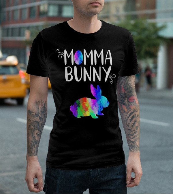 Momma Bunny Rainbow T-Shirt