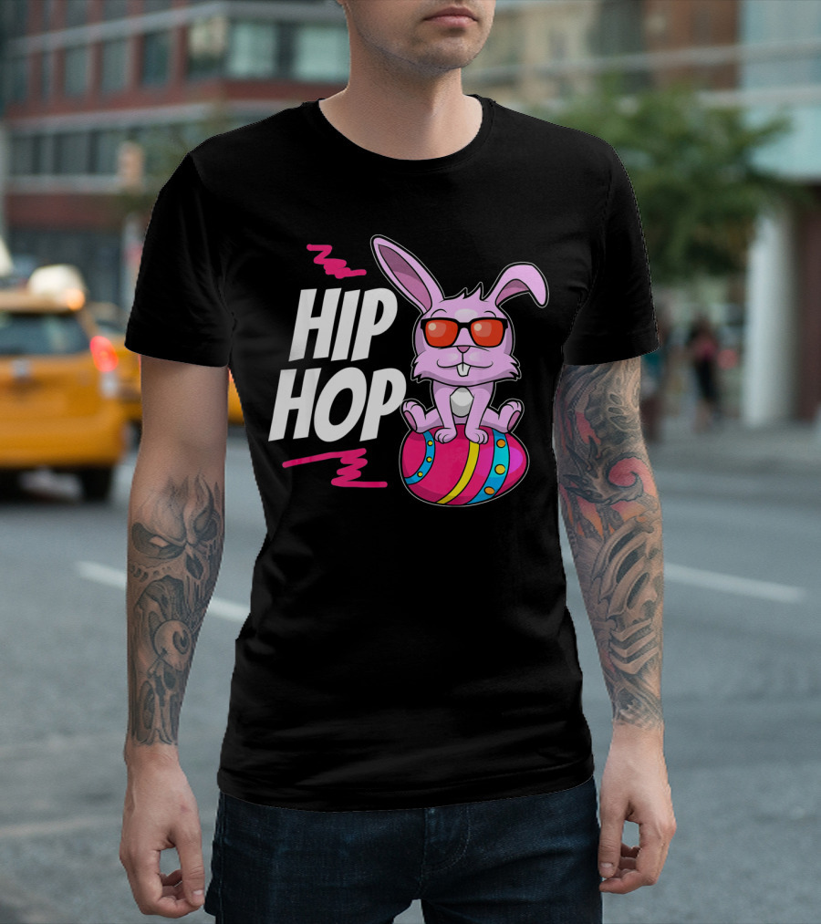 Hip Hop Bunny Easter Day T-Shirt