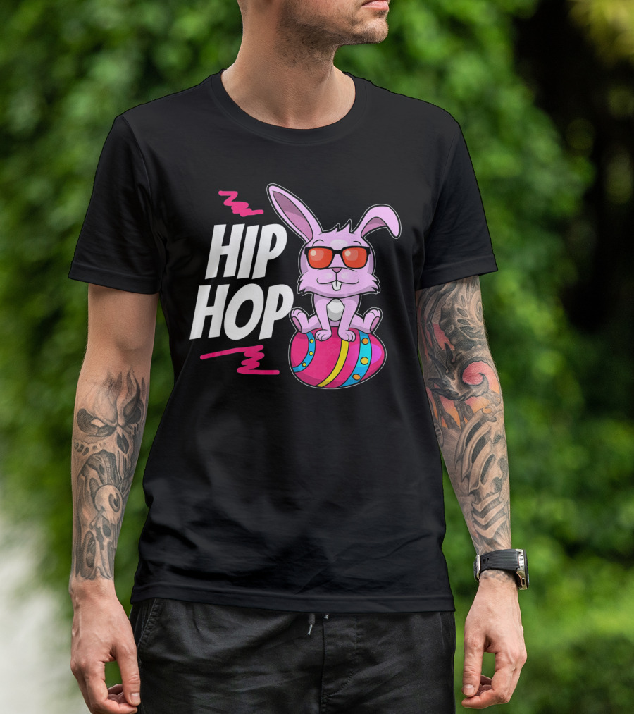 Hip Hop Bunny Easter Day T-Shirt
