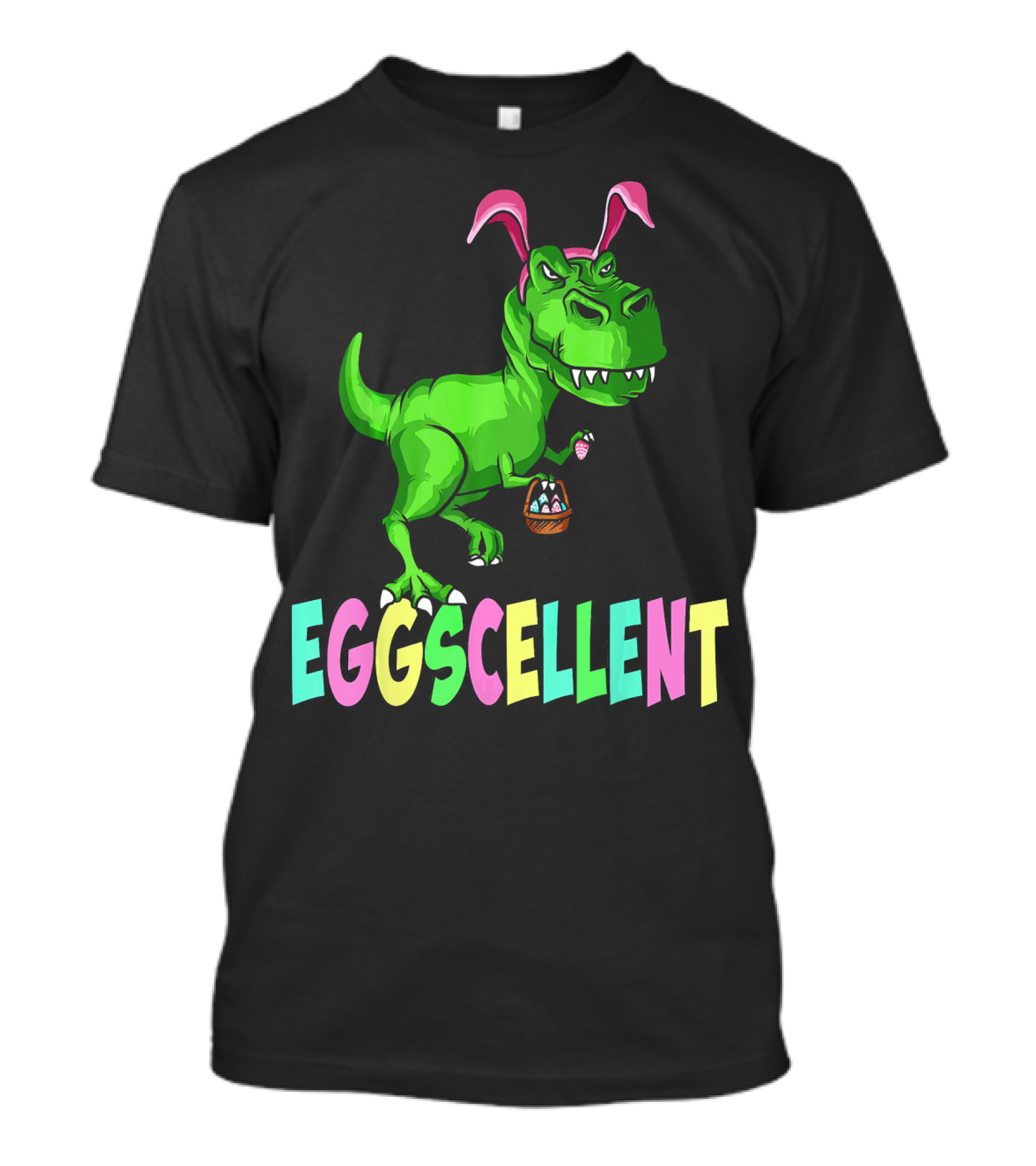 Eggscellent Easter Bunny Dinosaur T-Shirt