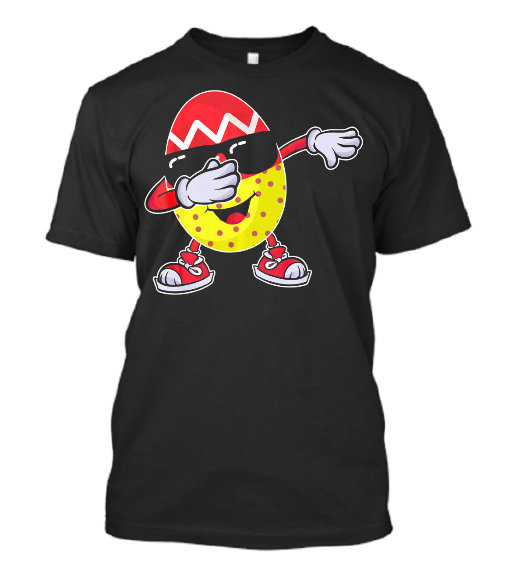 Easter Egg Dabbing Sunglasses And Sneakers T-Shirt