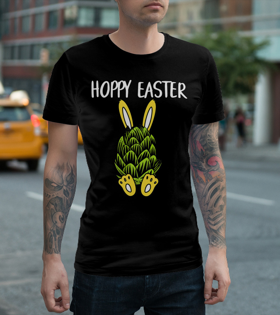 Hoppy Easter Bunny Rabbit Beer Hops T-Shirt