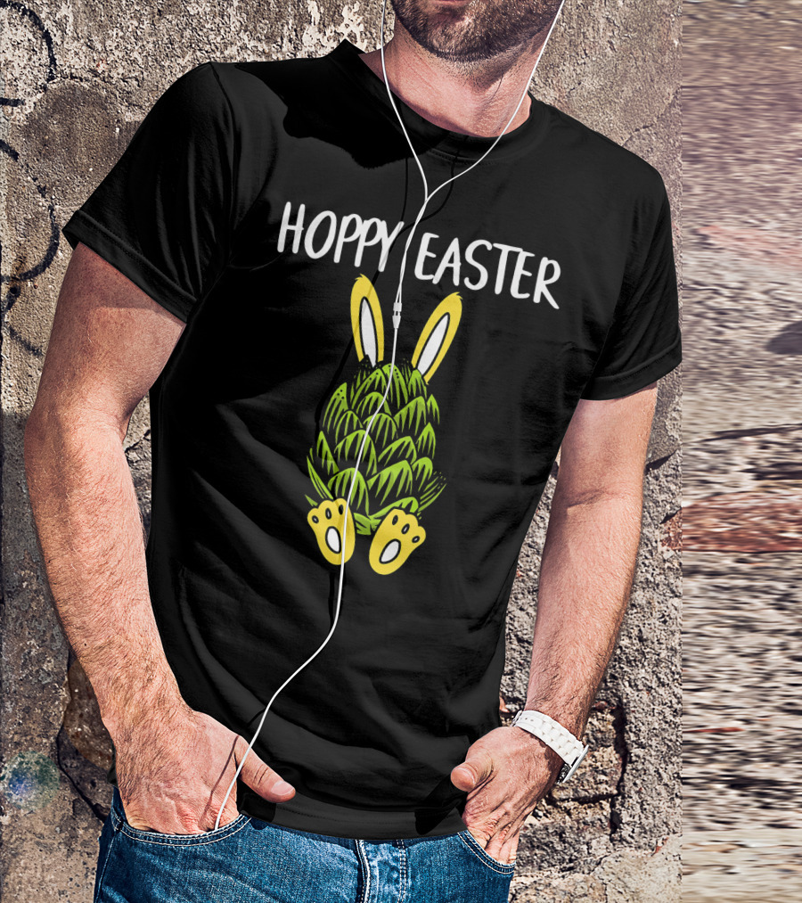 Hoppy Easter Bunny Rabbit Beer Hops T-Shirt