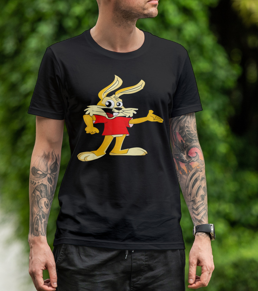 Rabbit Bunny Easter Cartoon Character T-Shirt