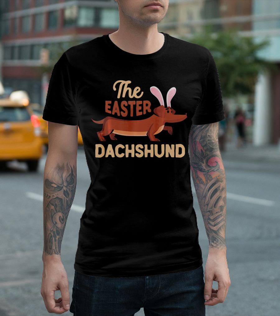 The Easter Dachshund with Bunny Ears T-Shirt