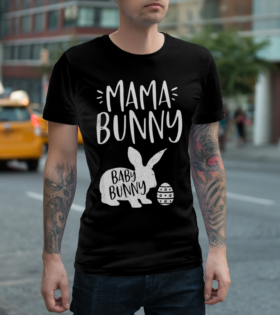 Mama Bunny Baby Bunny Cute Easter T-Shirt