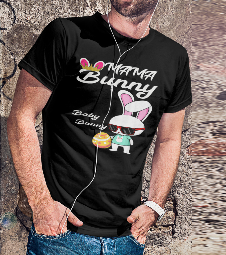 Mama Bunny Baby Bunny Easter Rabbit T-Shirt