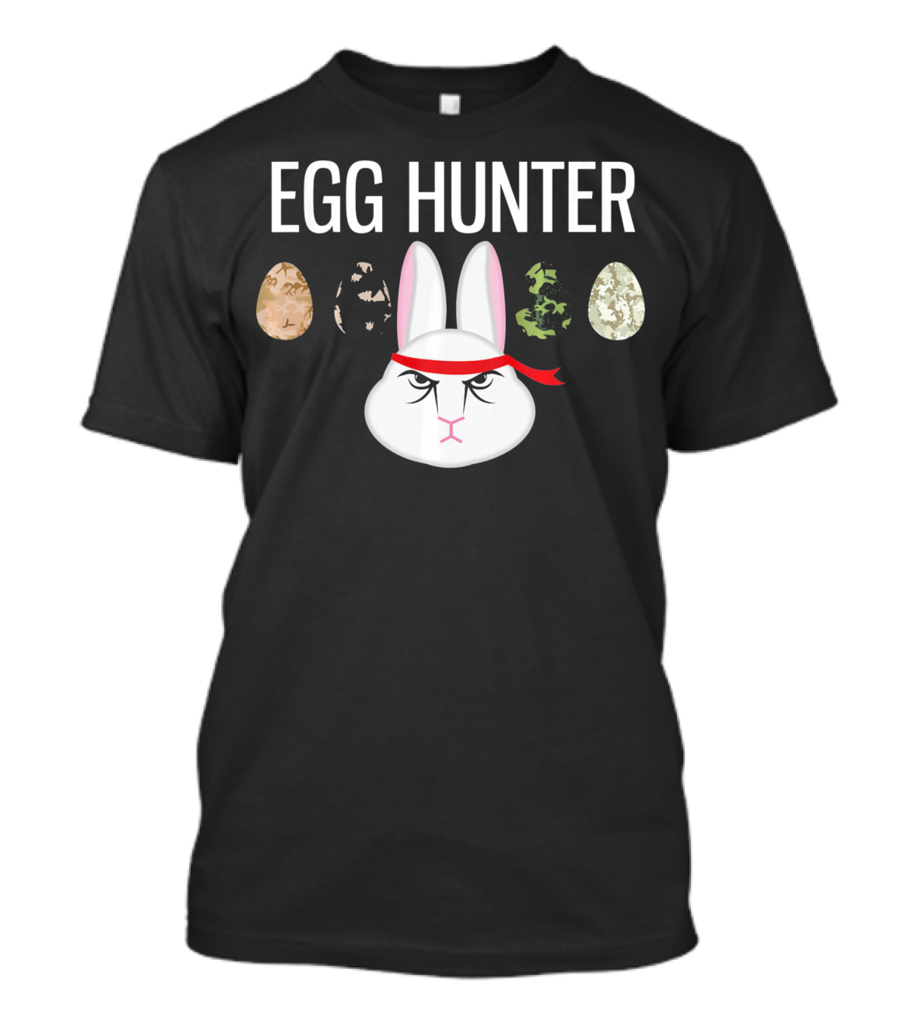 Egg Hunter Ninja Bunny Easter T-Shirt
