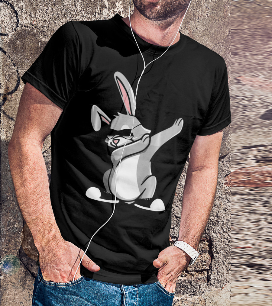Easter Dab Bunny Women's Sunglasses Cute Rabbit Dancing T-Shirt