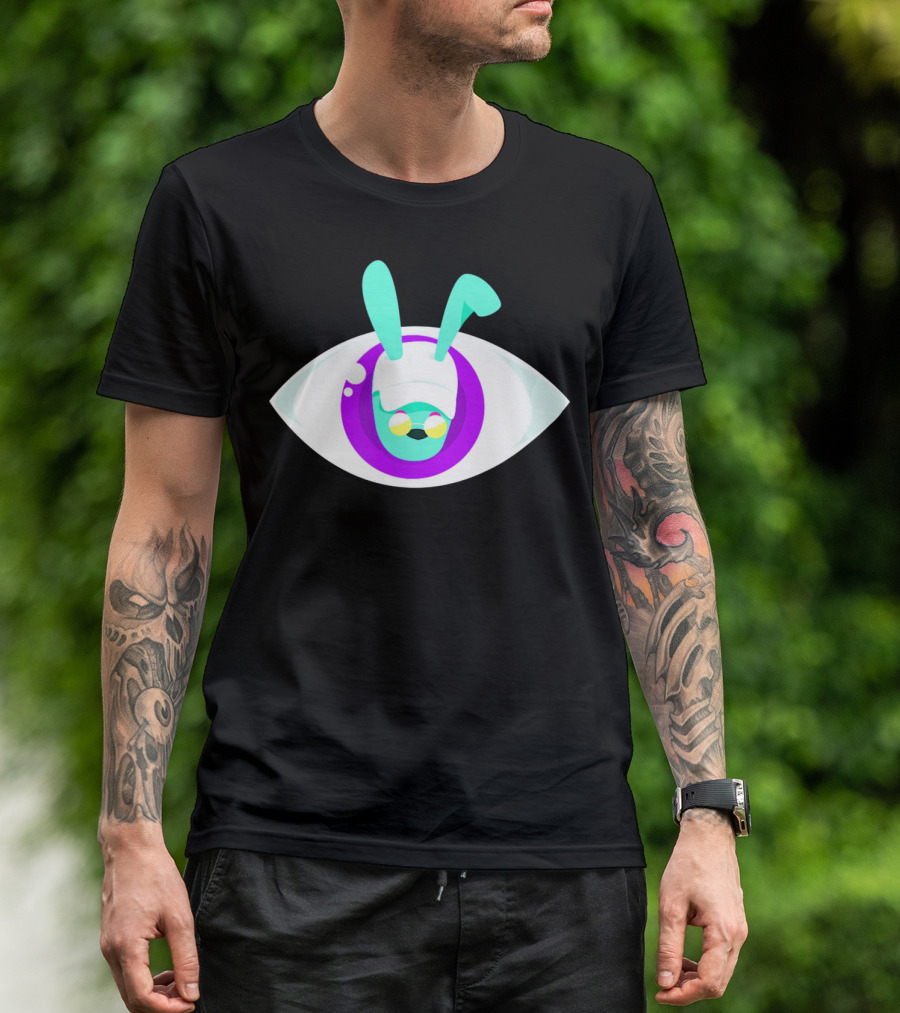 Bad Easter Bunny Big Eye Fashion Dembo Vibrant T-Shirt