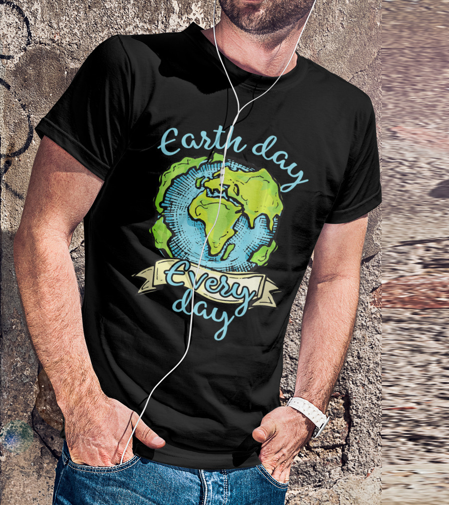 Earth Day Every Day Planet Embrace T-Shirt