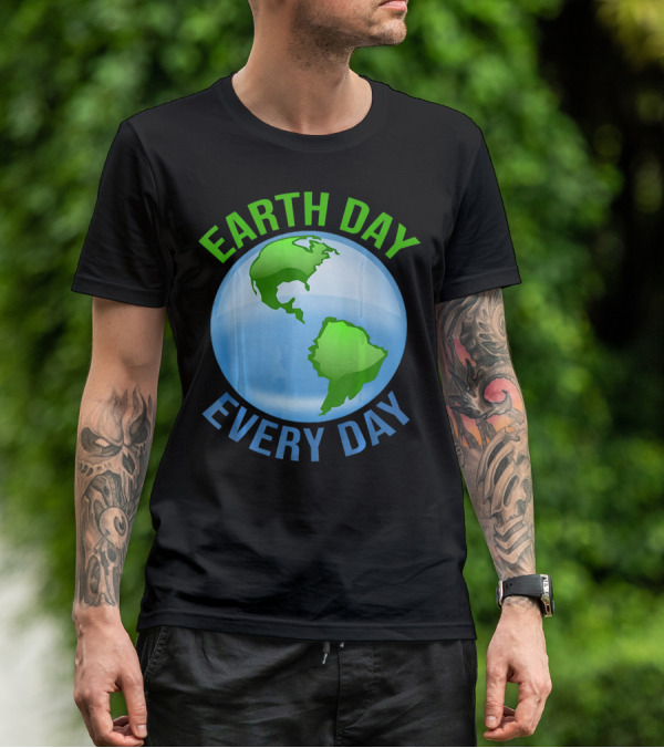 Earth Day Every Day Globe T-Shirt