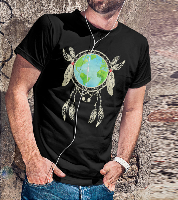 Earth Dreamcatcher Global Celebration Earth Day T-Shirt