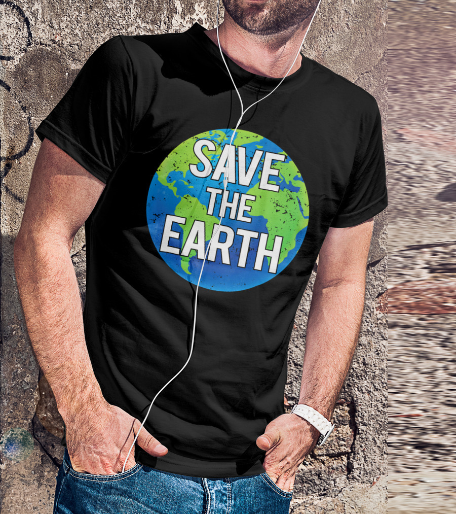 Save The Earth Planet Climate Science T-Shirt