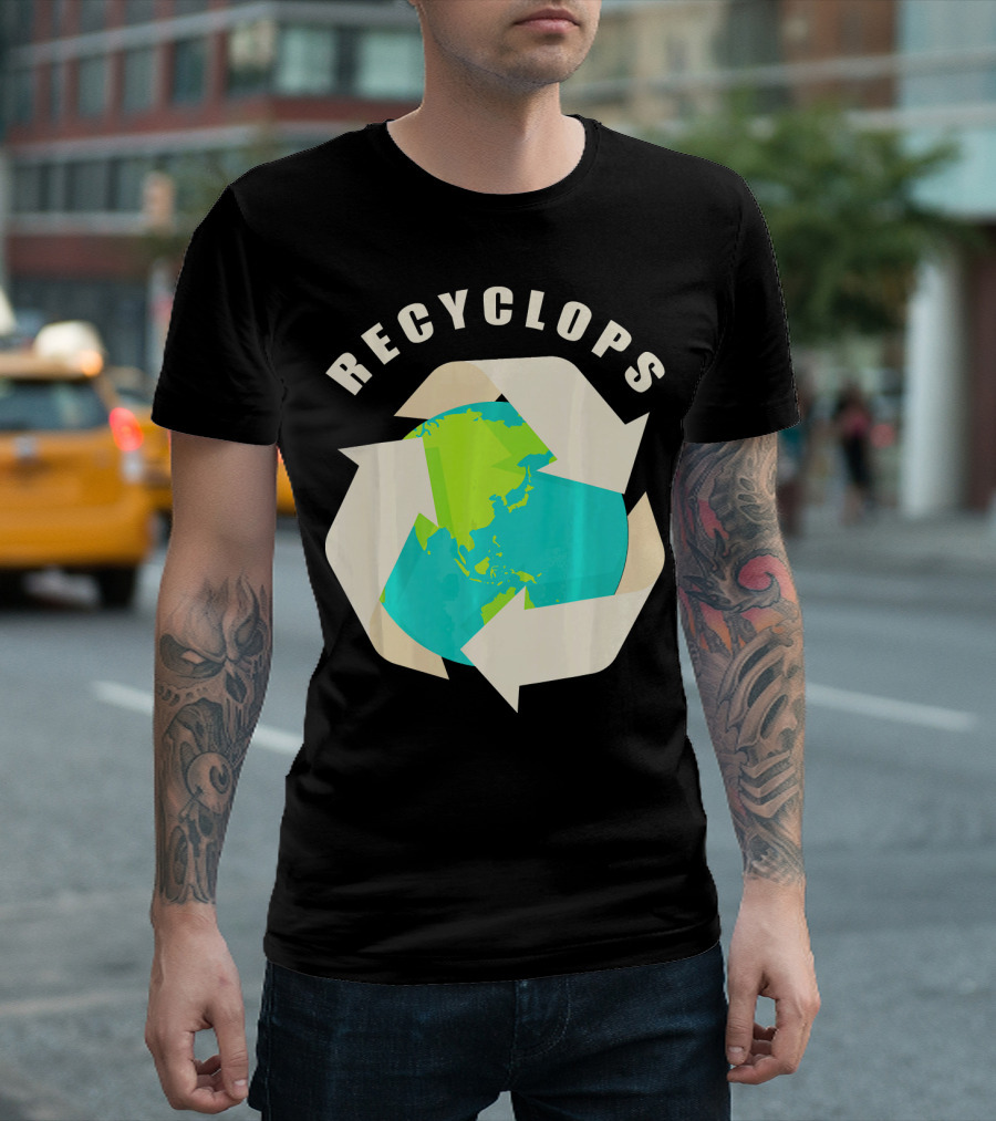Recyclops Earth Day Recycling T-Shirt