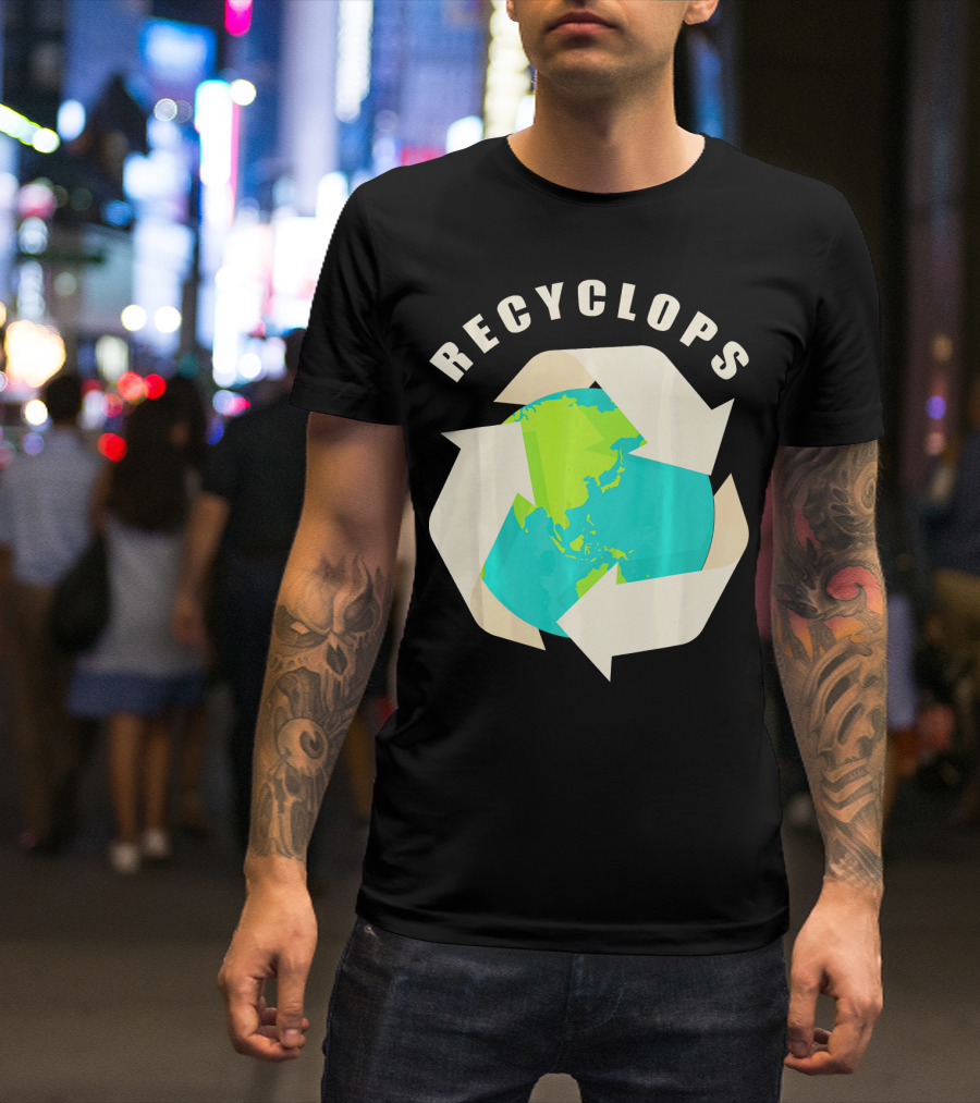 Recyclops Earth Day Recycling T-Shirt