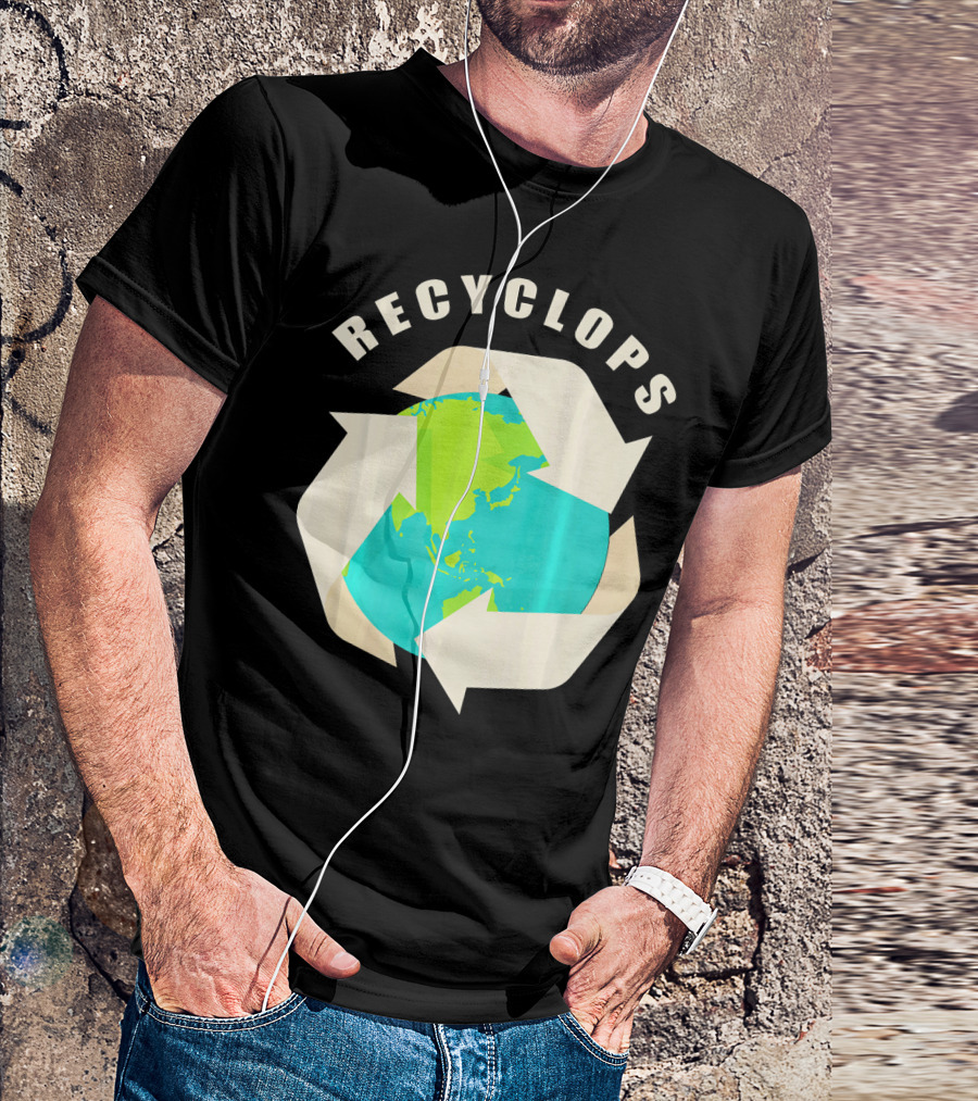 Recyclops Earth Day Recycling T-Shirt