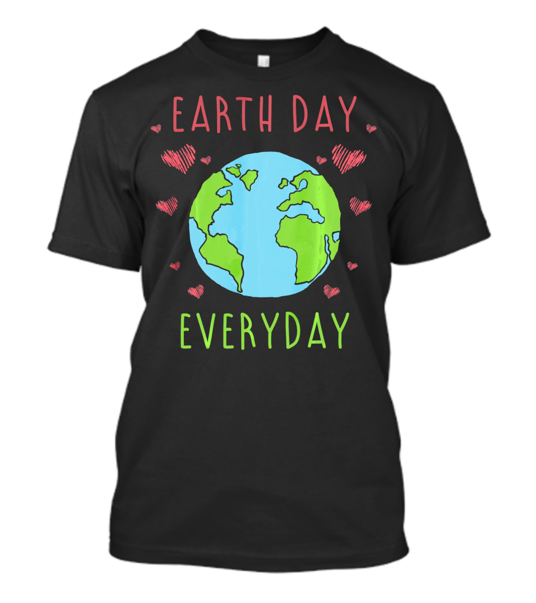 Earth Day Everyday Hearts Recycle T-Shirt