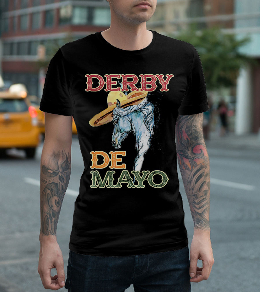 Derby Sombrero De Mayo Horse T-Shirt