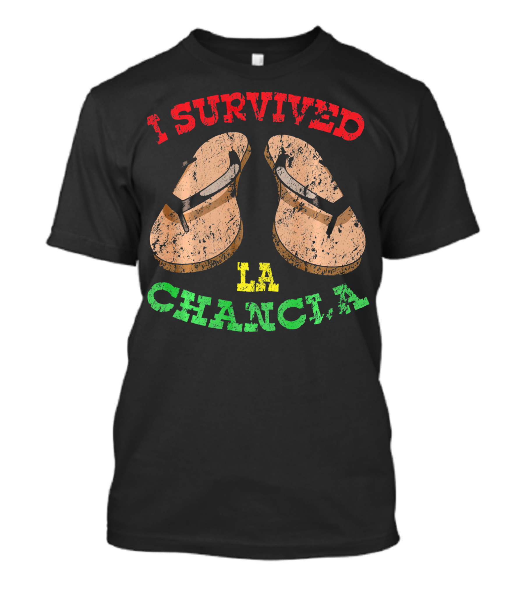 I Survived La Chancla Mexico Cinco Sandals T-Shirt