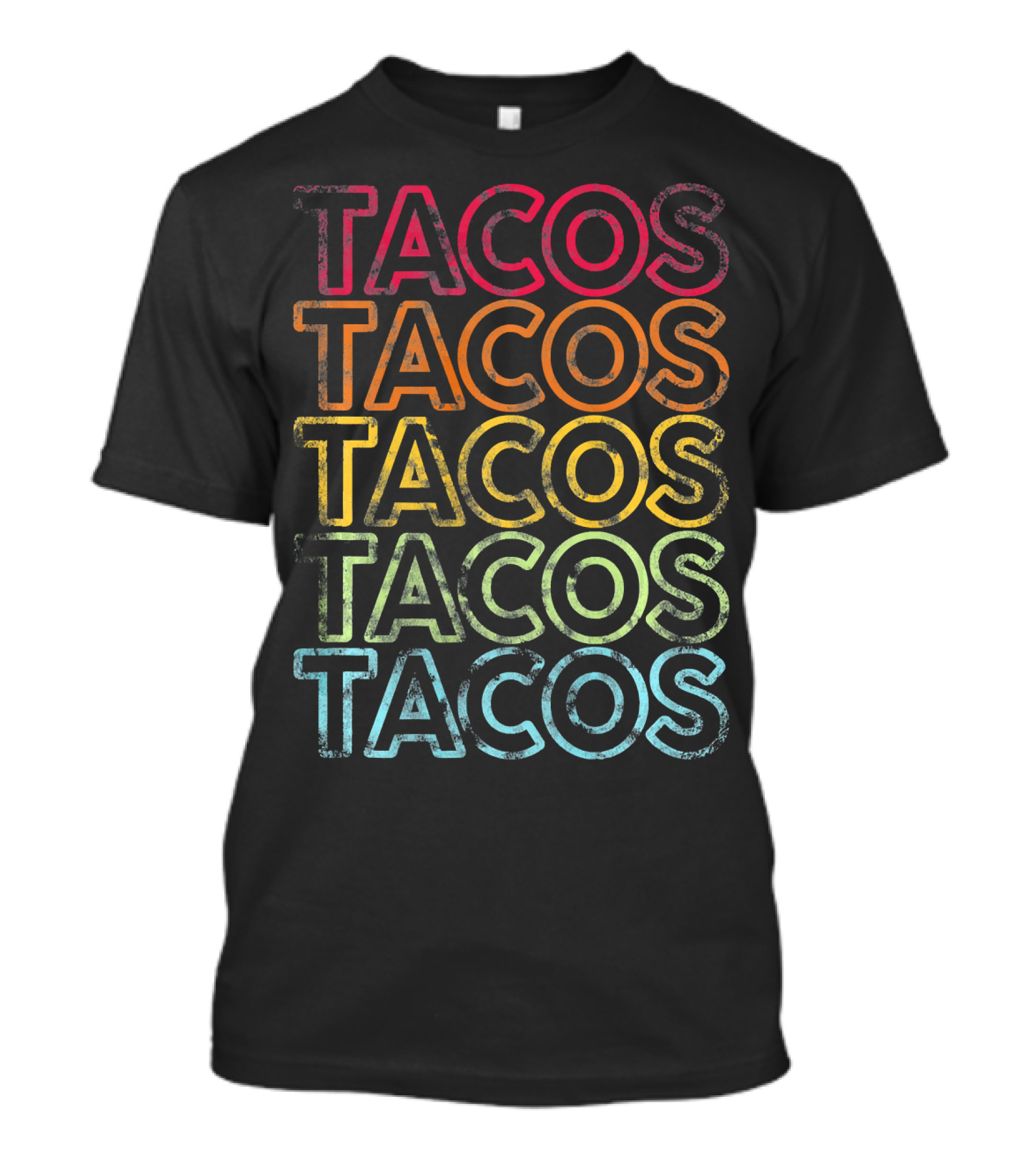 Tacos Vintage Retro Cinco De Mayo T-Shirt