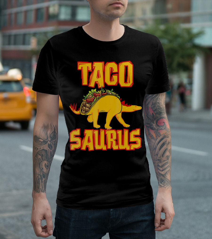 Cinco De Mayo Tacosaurus Dinosaur Taco Saurus T-Shirt