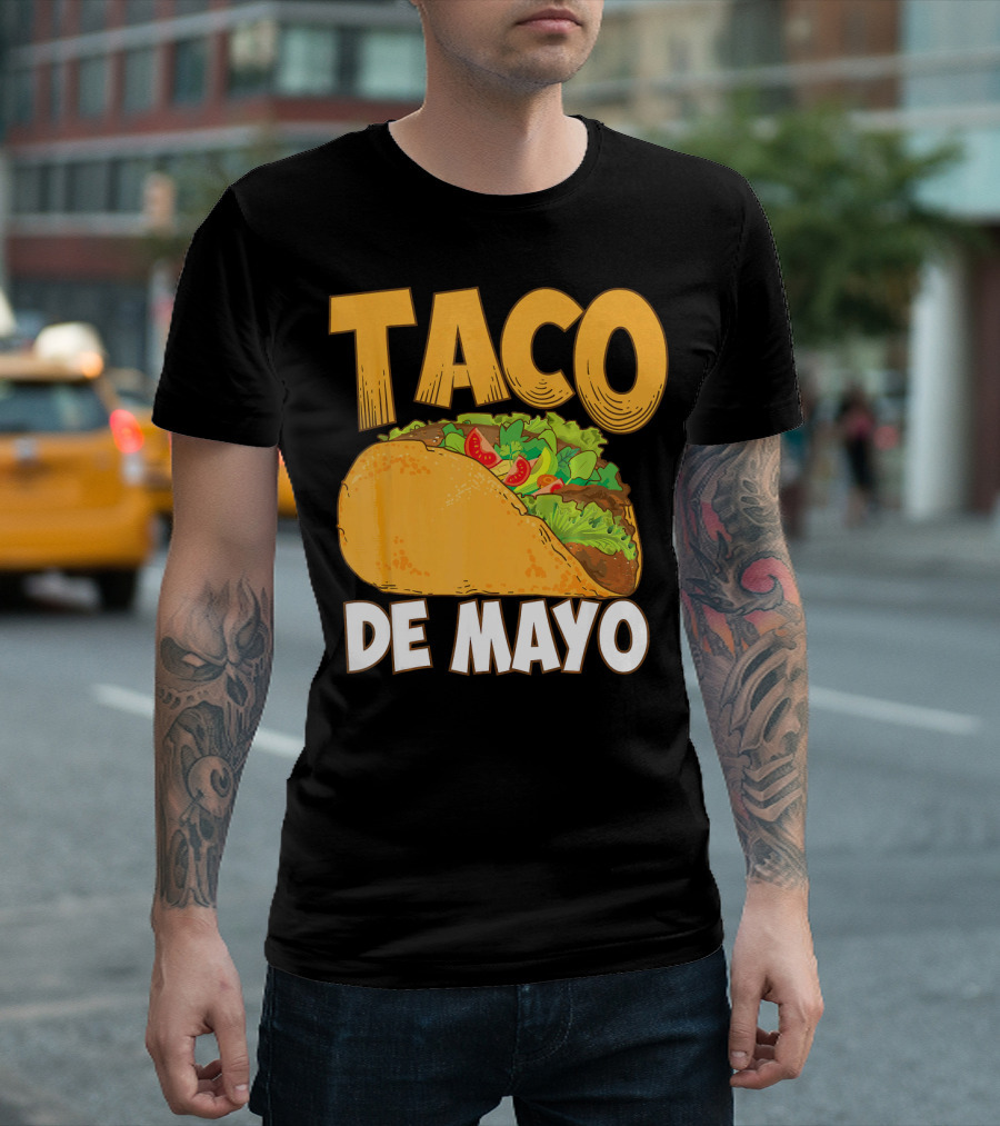 Taco De Mayo Cool Cinco De Mayo Mex Foo T-Shirt