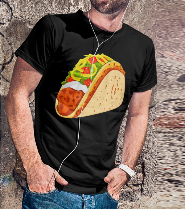 Yummy Taco Funny Mexican Food Lover Cinco T-Shirt