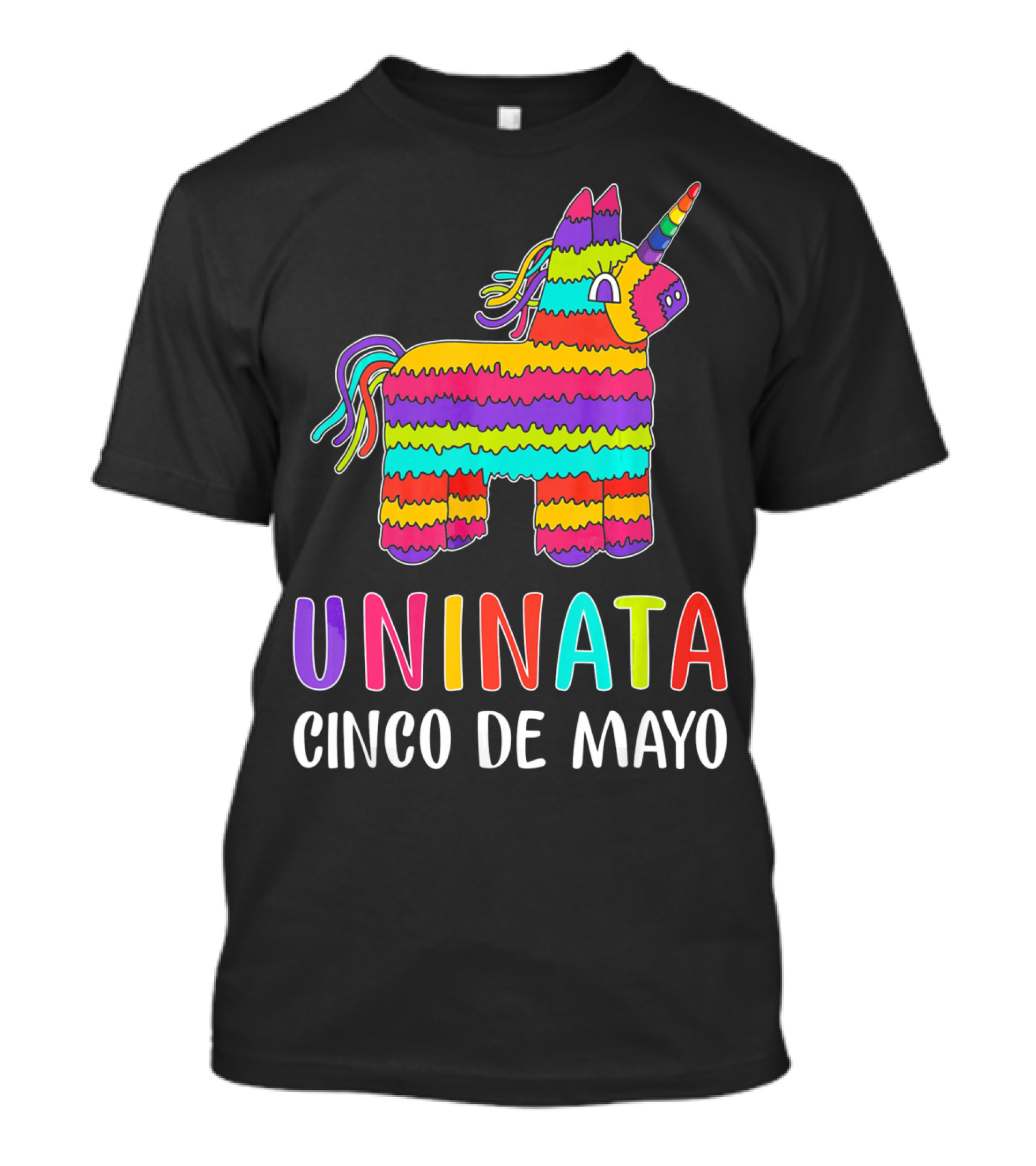 Unicorn Pinata Rainbow Uninata Cinco De Mayo T-Shirt