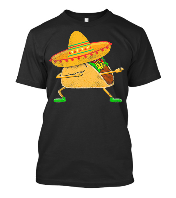 Mexican Sombrero Dabbing Taco T-Shirt