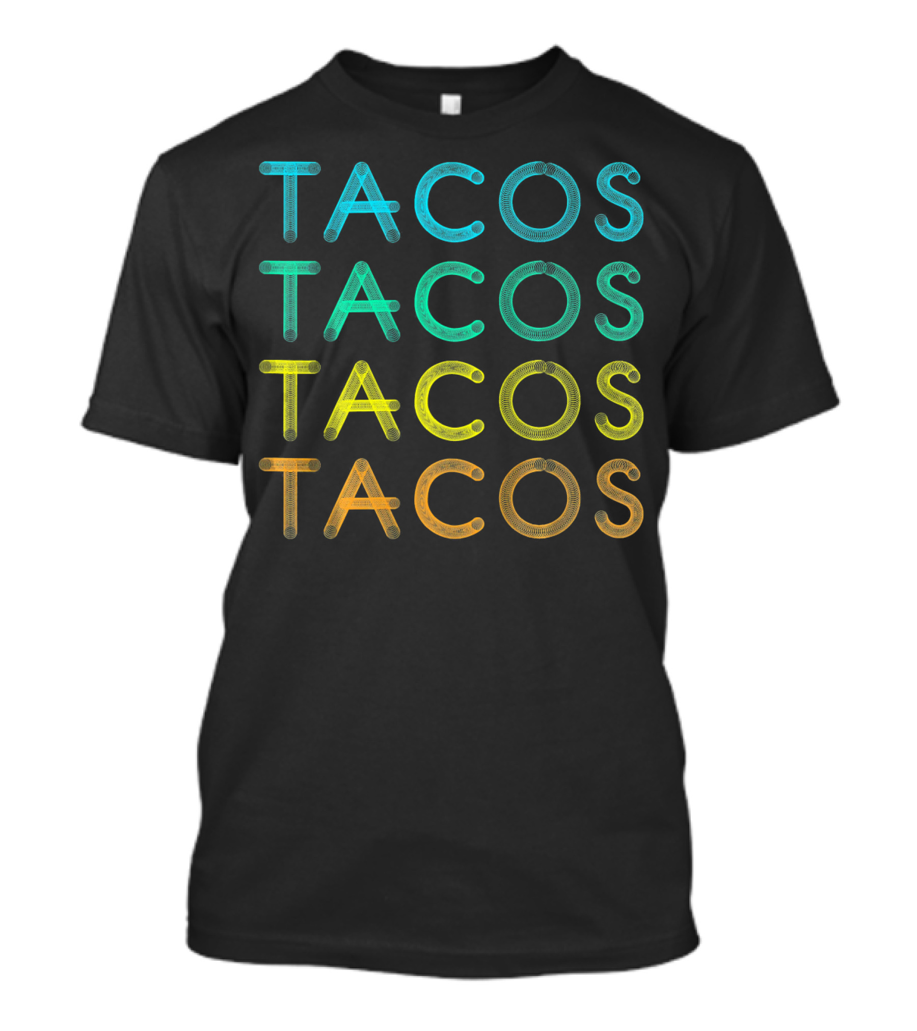 Vintage Tacos Lover Cinco De Tacos Fiesta T-Shirt
