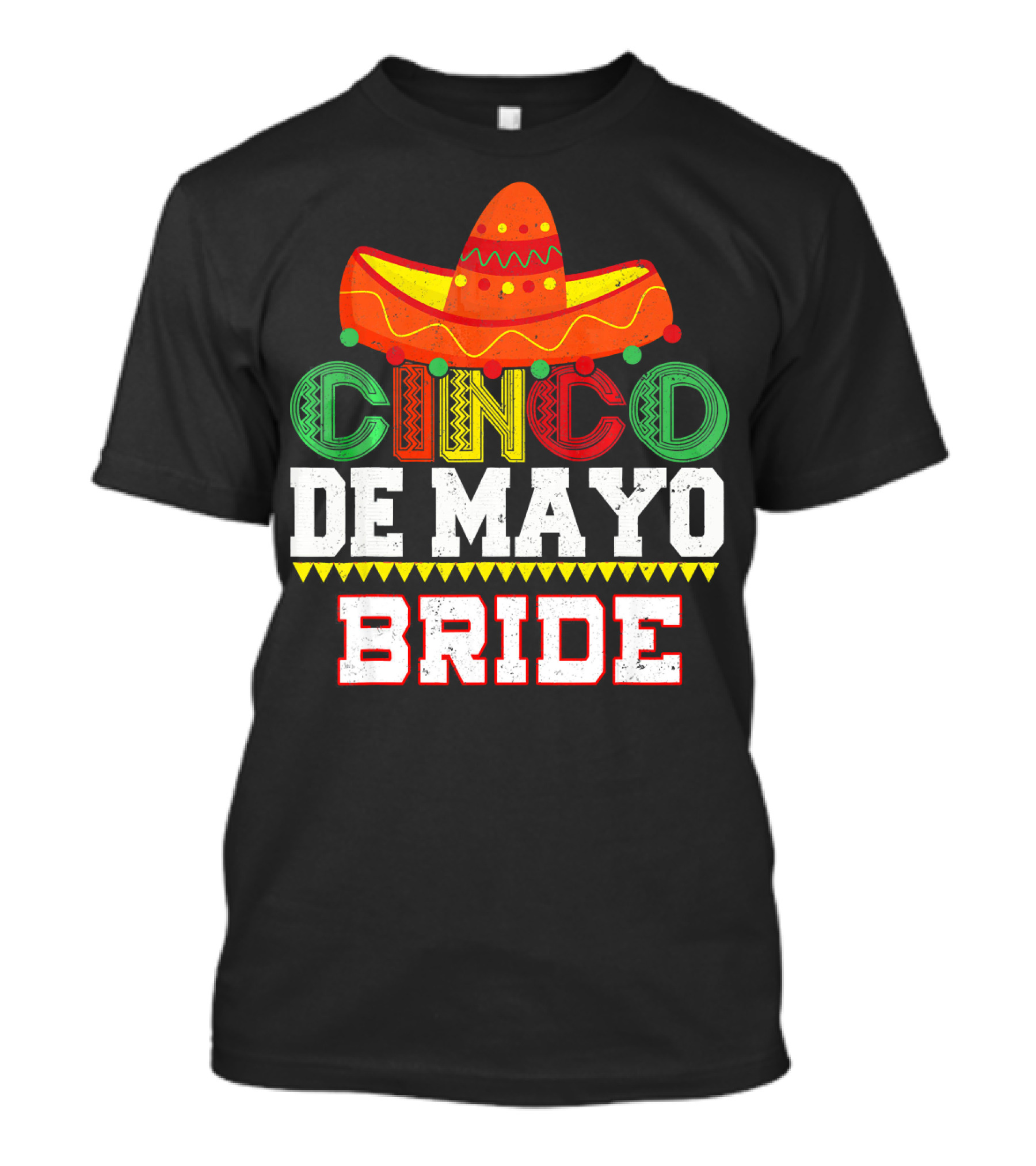 Cinco De Mayo Bride Sombrero Fiesta T-Shirt