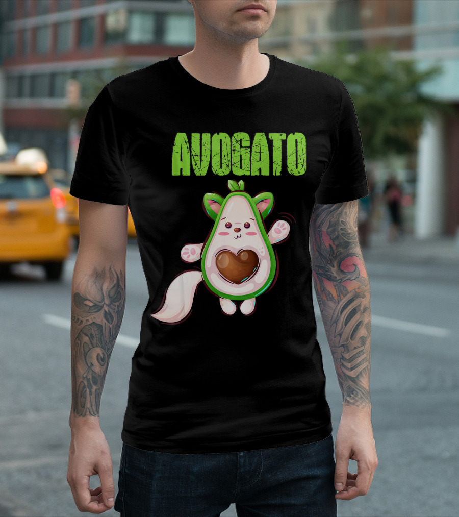 AVOGATO Cinco De Mayo Cat Avocado T-Shirt