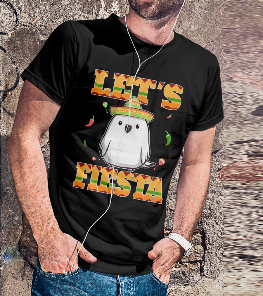 Let's Fiesta Bird Sombrero Cinco De Mayo Mexican T-Shirt