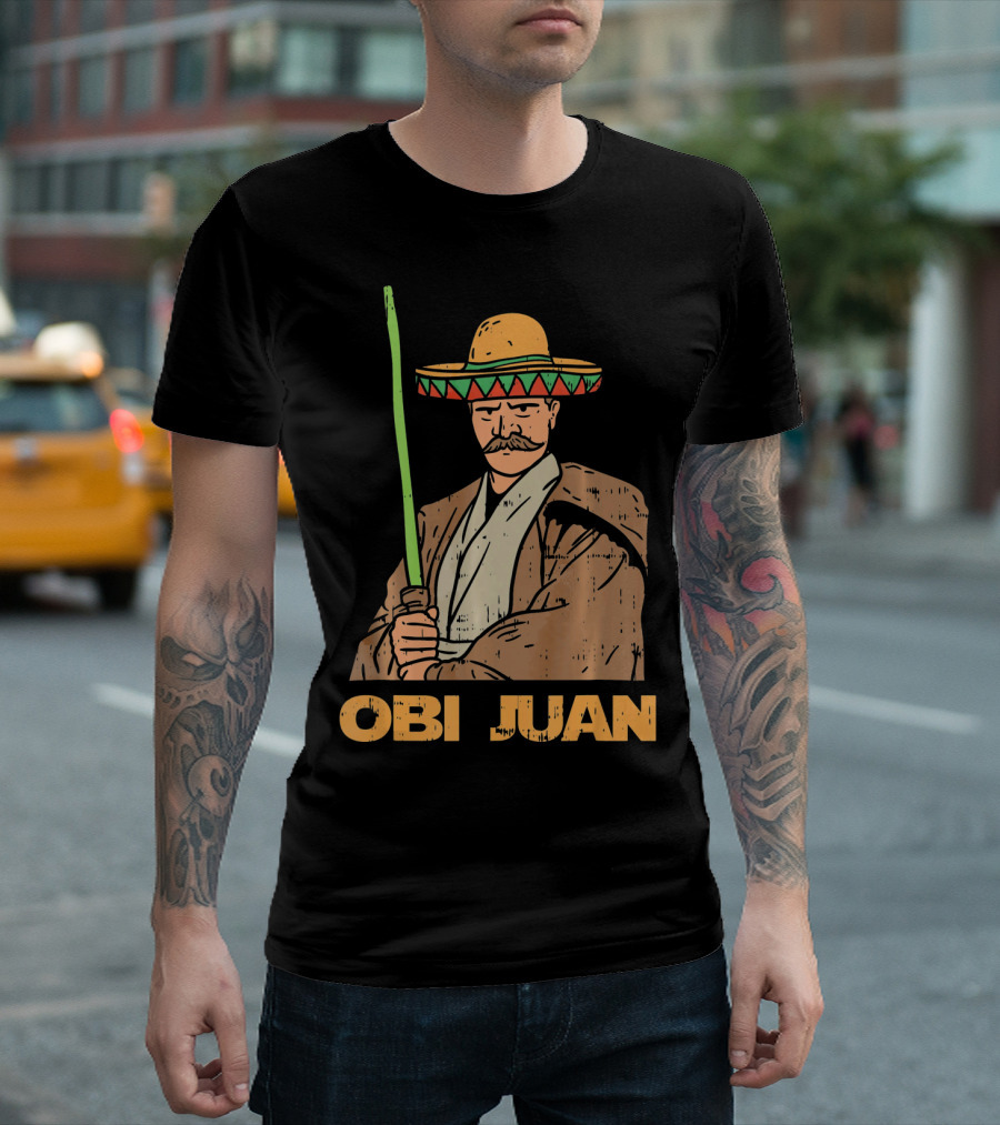 Obi Juan Mexican Sombrero Jedi T-Shirt