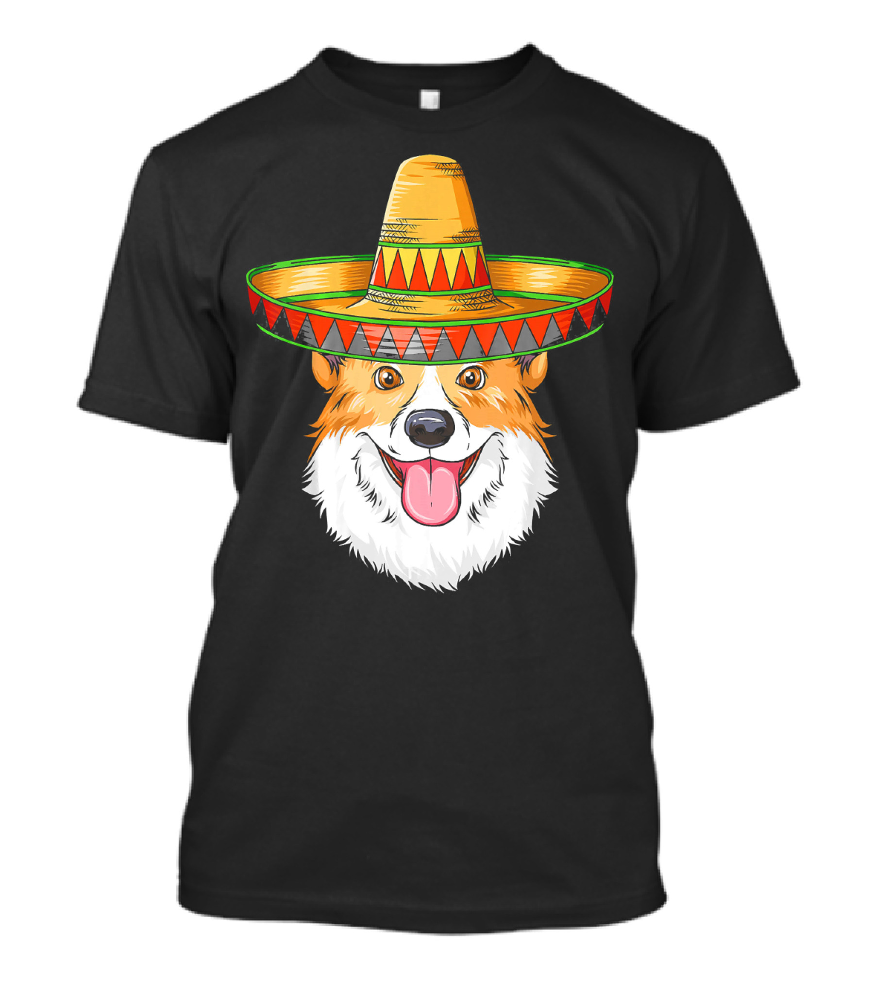 Corgi Cinco De Mayo Mexican Sombrero T-Shirt
