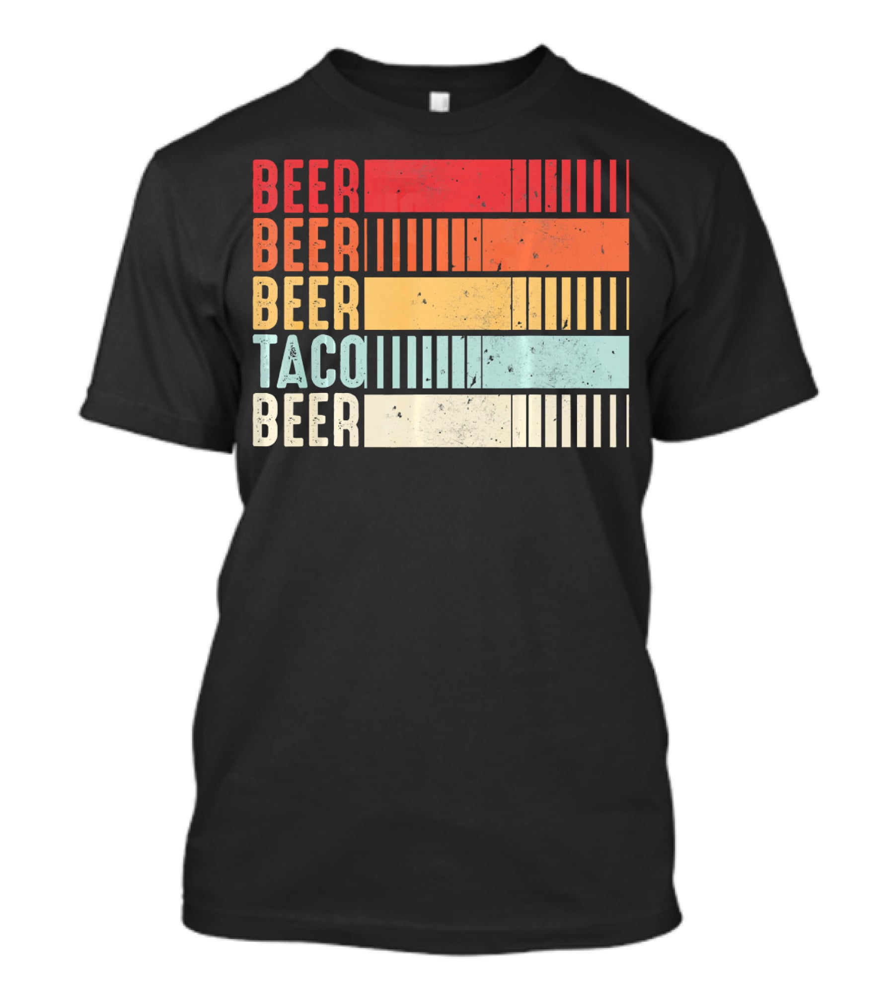 Beer Beer Beer Taco Beer Funny Mexican Cinco T-Shirt