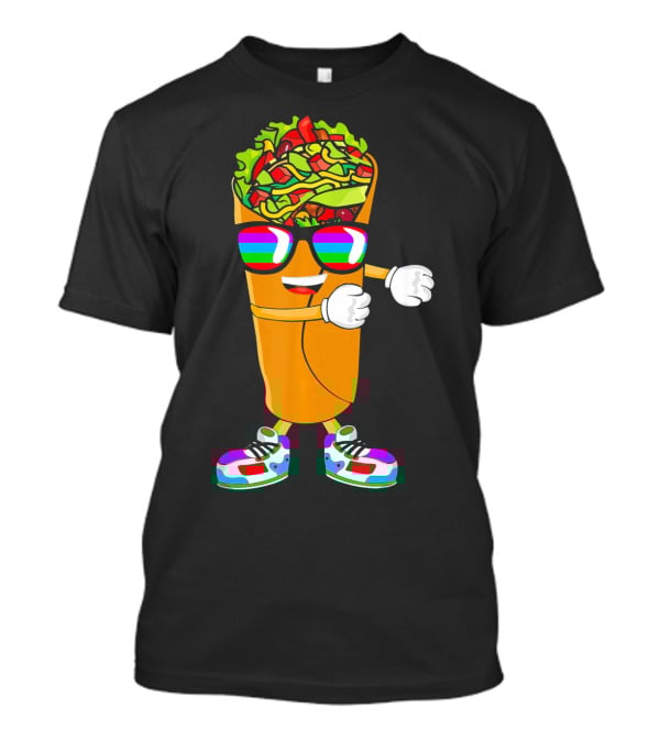 Flossing Burrito Dancing Cinco De Mayo Fun T-Shirt