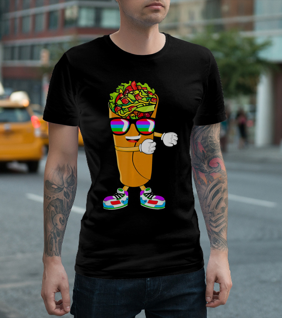 Flossing Burrito Dancing Cinco de Mayo Fun T-Shirt