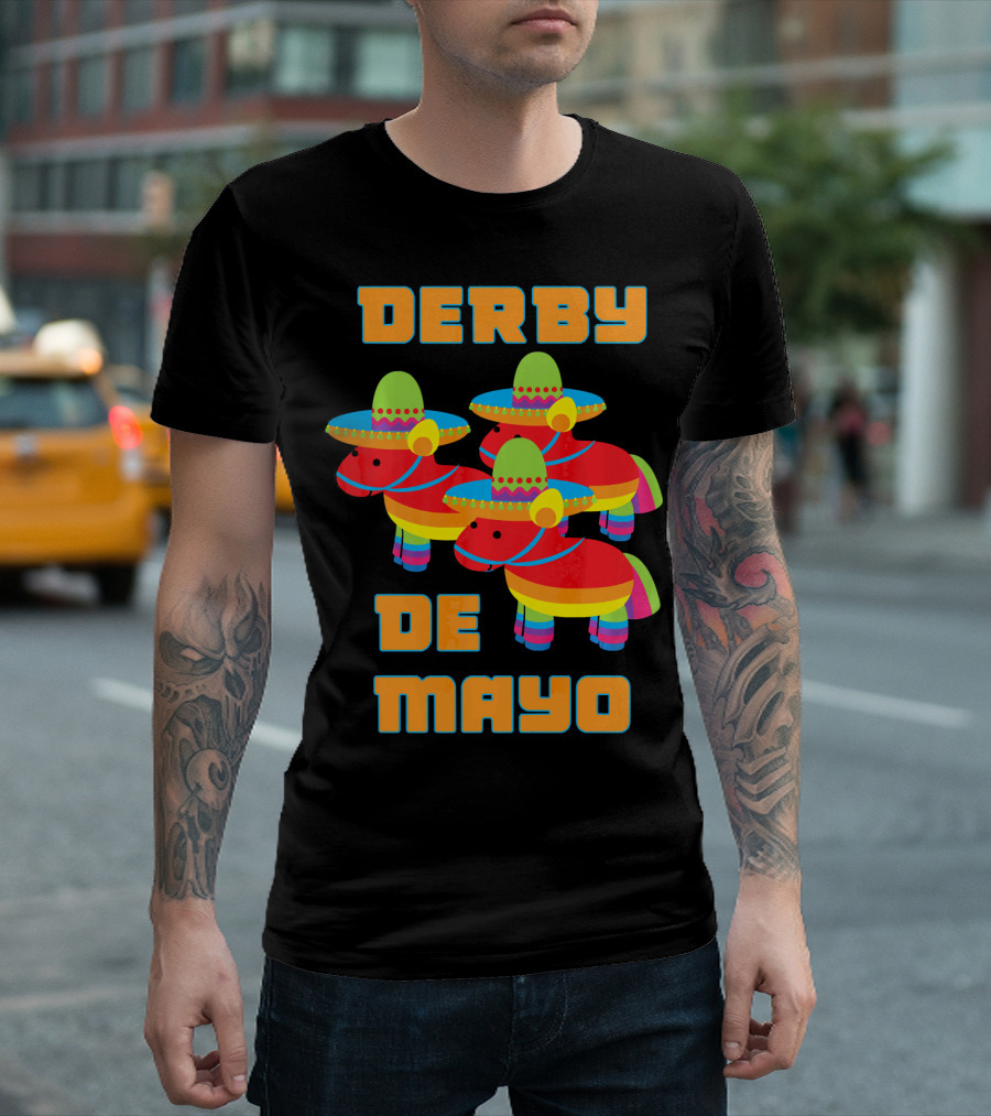 Derby De Mayo Sombrero Pinata Party T-Shirt