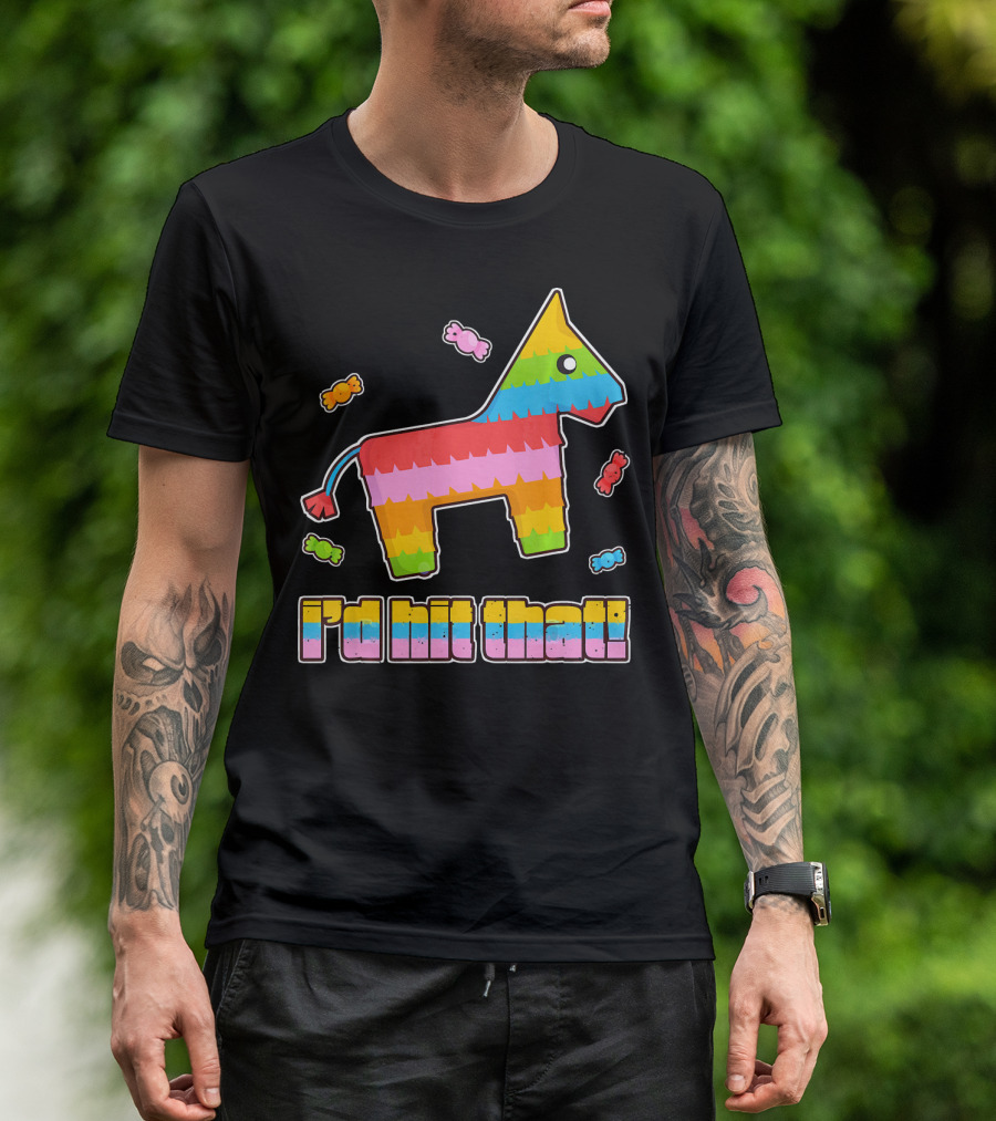 I'd Hit That Pinata Cinco De Mayo Holiday T-Shirt