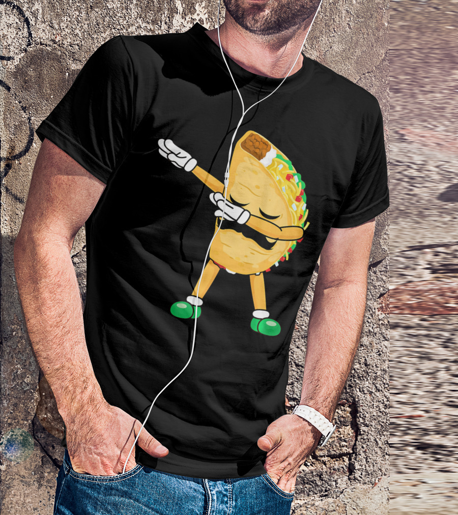 Dabbing Taco Mexican Cinco De Mayo Dab T-Shirt