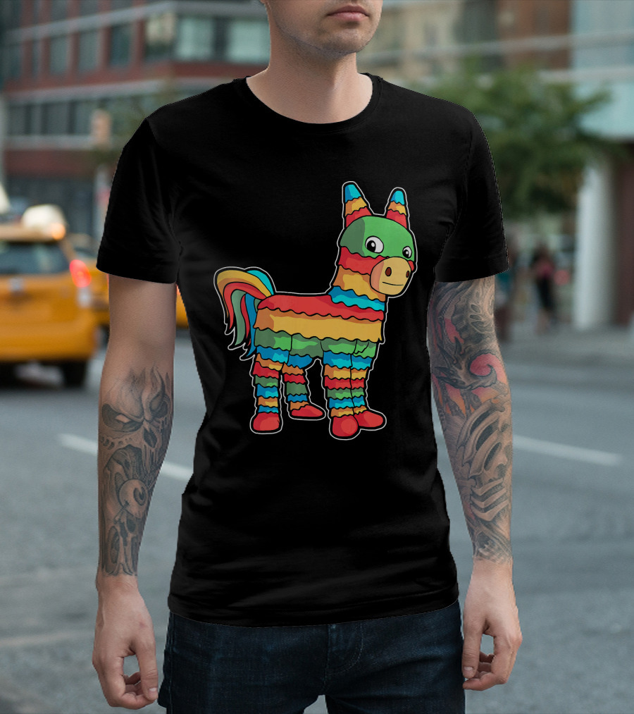 Funny Colorful Pinata I'd Had That Cinco de Mayo T-Shirt