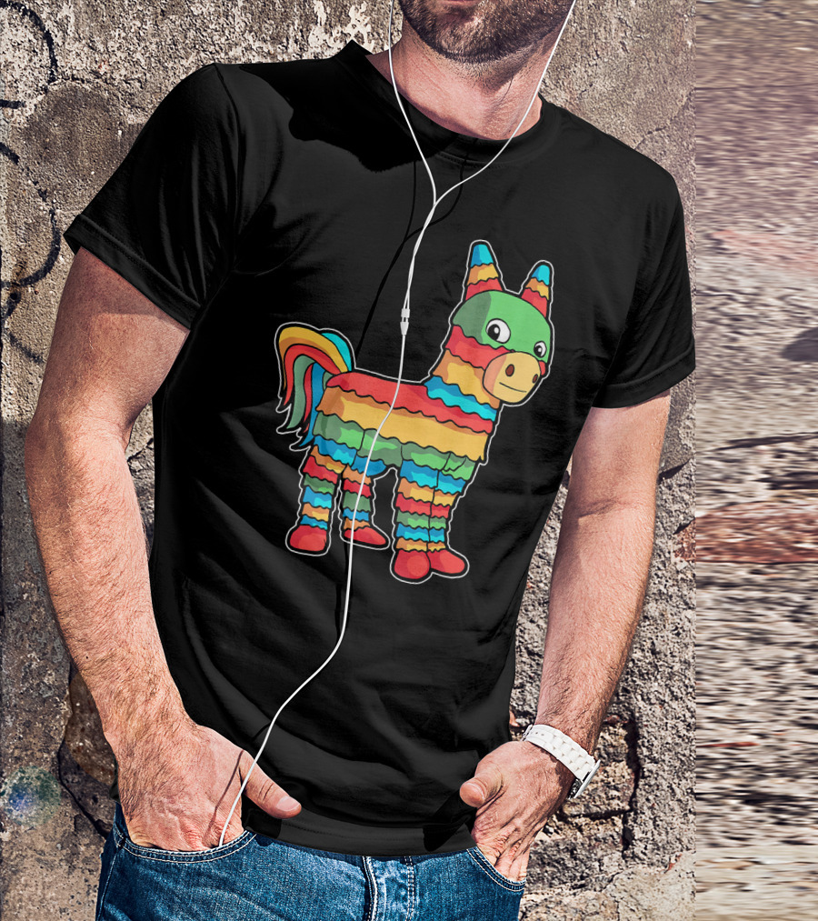 Funny Colorful Pinata I'd Had That Cinco De Mayo T-Shirt