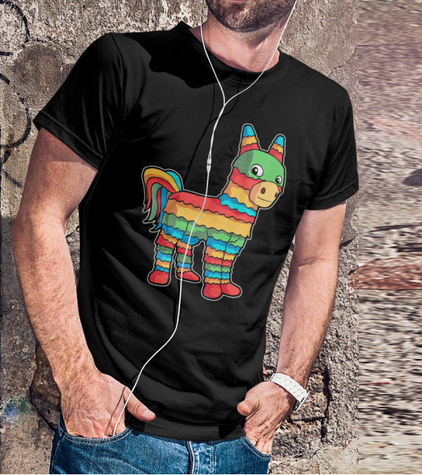 Funny Colorful Pinata I'd Had That Cinco De Mayo T-Shirt